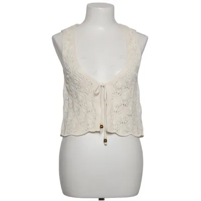 Gilet (Wit) van Stradivarius Acryl, Katoen