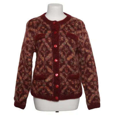 Cardigan (Red, Multicolored)