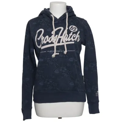Capuchon sweater (Blauw) van Crosshatch Katoen, Elastaan, Polyester