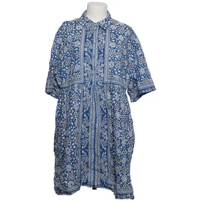 Blousejurk (Blauw, Wit) van Jake*s Katoen