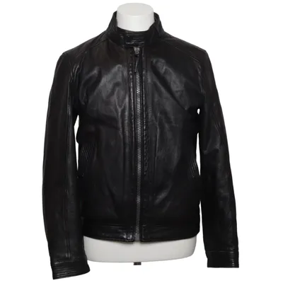 Lederjacke (Schwarz) von Strellson Baumwolle, Leder, Polyamid, Polyester