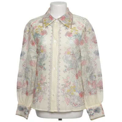 Bluse (Beige, Mehrfarbig) von Aikha Polyester