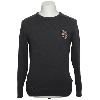 Strickpullover (Grau) von Morris Gent's Baumwolle, Wolle
