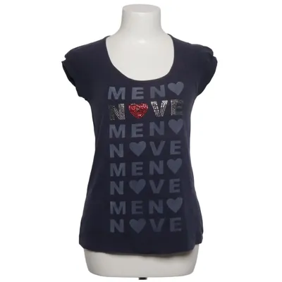 T-shirt (Blau) von Menonove Baumwolle, Elasthan