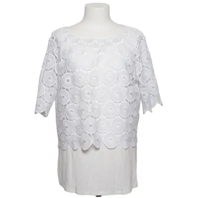 Haut (Blanc) de Linea Tesini Élasthane, Polyester, Viscose