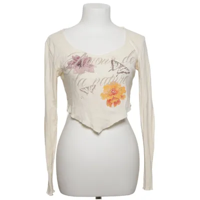 Crop top (White, Multicolored) from Urban Outfitters