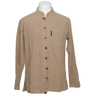 Shirt (Beige) van Guru Shop Katoen