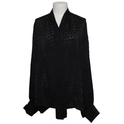 Blouse lavallière (Noir) de Saint + Sofia Polyester, Viscose