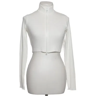 Crop top (Wit) van Bershka Elastaan, Polyester, Viscose