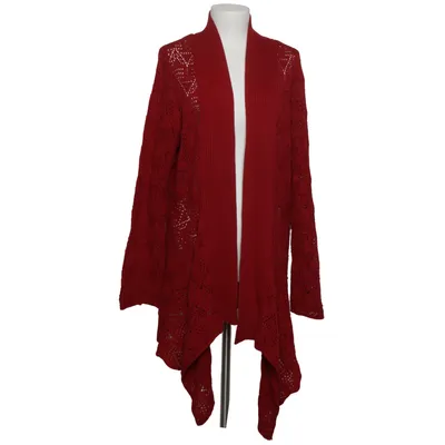 Cardigan (Rouge) de Isolde Acrylique, Coton