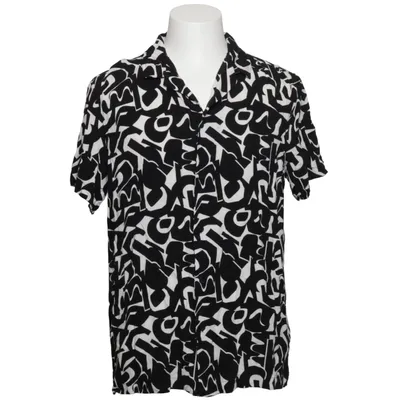 Korte mouwen shirt (Zwart, Wit) van New Look Men Viscose
