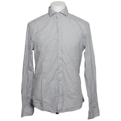 Shirt (White, Blue) from Søndag & Sons Cotton, Elastane
