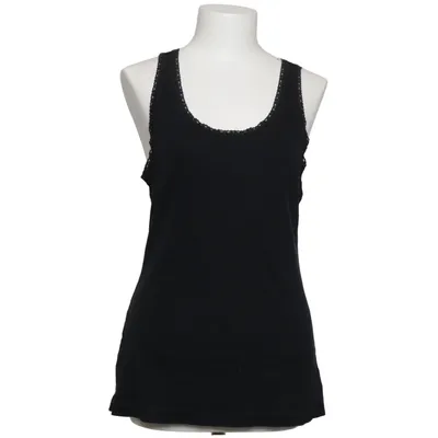 Tanktop (Zwart) van Blue Motion Katoen, Elastaan