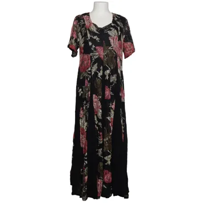 Maxi dress (Black, Multicolored) from Nostalgia Polyamide, Viscose