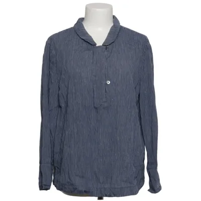 Blouse (Bleu, Blanc) de Poetry Coton, Lin