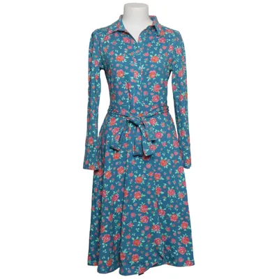 Dress (Blue, Multicolored) from Líen & Gíel Elastane, Organic cotton