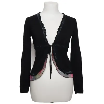 Cardigan (Black, Multicolored) from Excellent Acrylic, Elastane, Merino wool