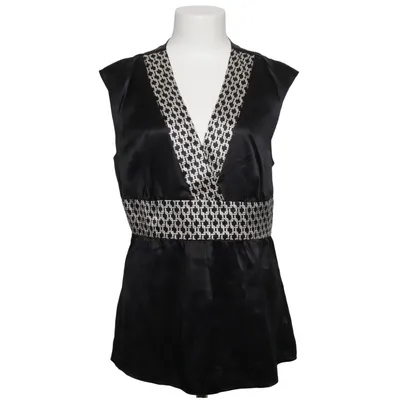 Top (Zwart, Wit) van White House Black Market Polyester, Zijde