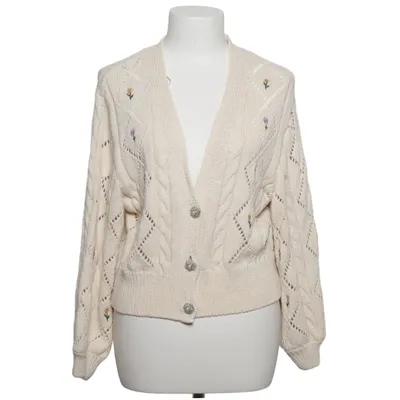 Cardigan (Blanc, Multicolore) de Zara Coton, Polyamide