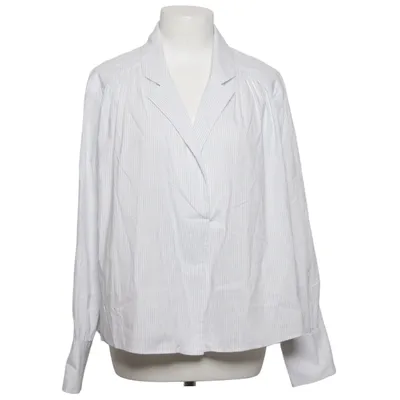 Blouse (Wit, Blauw) van Ba&sh Katoen, Elastaan, Polyamide