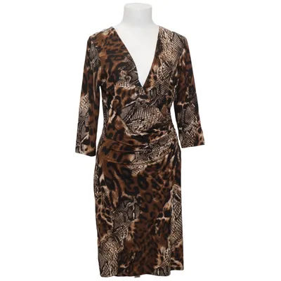 Wickelkleid (Braun, Schwarz, Mehrfarbig) von Lonkel Elasthan, Polyester