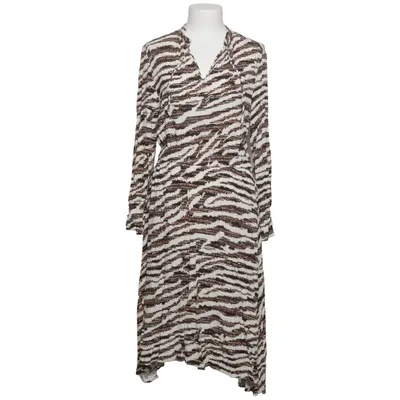 Maxi dress (White, Brown) from Anna Viscose