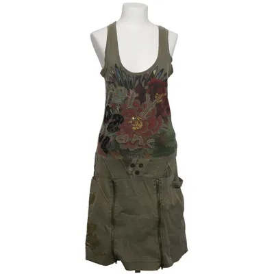 Robe (Vert, Multicolore) de Desigual Coton, Élasthane, Viscose