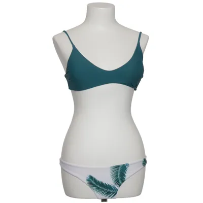 Bikini (Blue, White) from Zaful Elastane, Polyamide