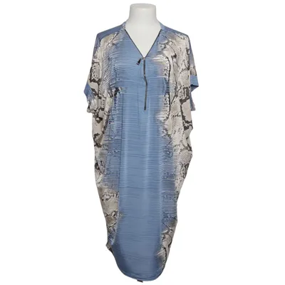 Jurk (Blauw, Meerkleurig) van Marta du Chateau Elastaan, Polyester