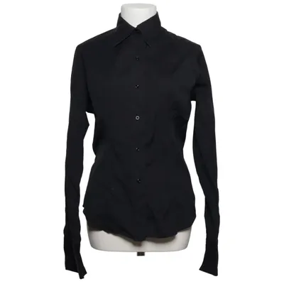 Shirt (Black) from TM Lewin Cotton, Elastane, Polyamide