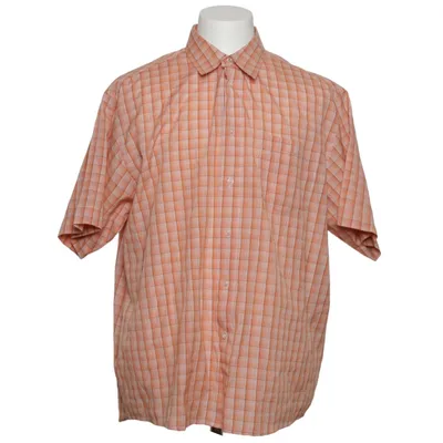 Short sleeve shirt (Orange, White) from Southern Cotton, Polyester