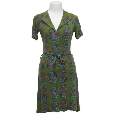 Dress (Green, Blue, Pink) from Denimbirds Elastane, Viscose