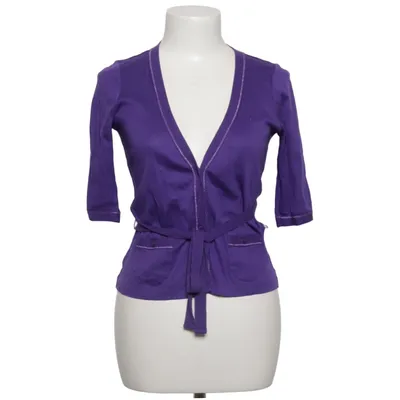Strickjacke (Lila) von Claudia Sträter Baumwolle