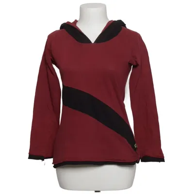 Sweat à capuche (Rouge, Noir) de Vishes Coton