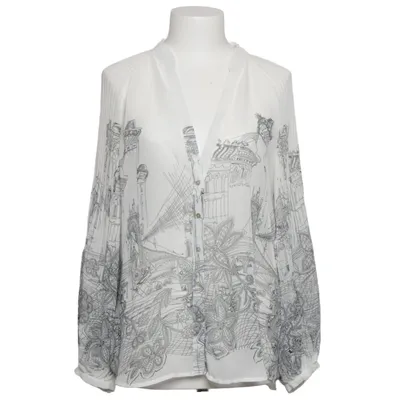 Blouse (Blanc, Noir) de Zara Basic