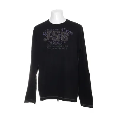 Långärmad t-shirt (Svart, Flerfärgad) från Jules Bomull