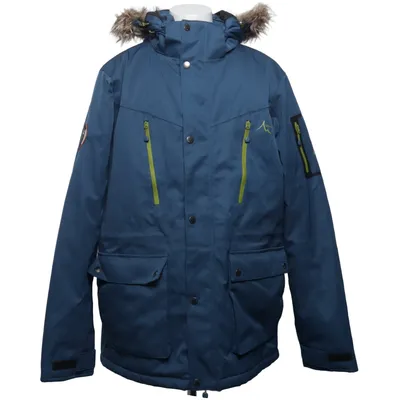 Winterjas (Blauw) van High Mountain Polyester