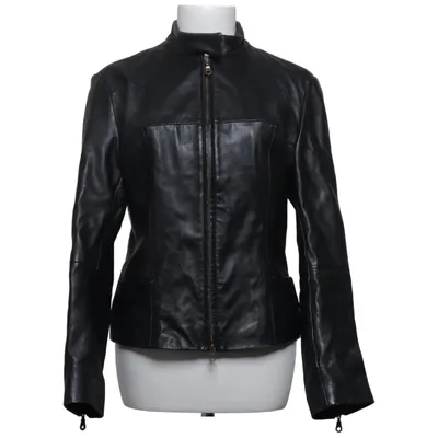 Veste en cuir (Noir) de Kit Cuir, Polyester