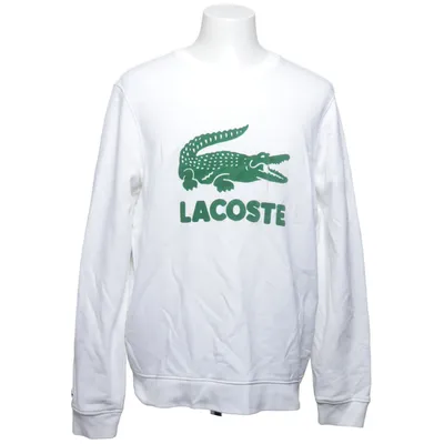 Sweatshirt (Wit, Groen) van Lacoste Katoen, Polyester