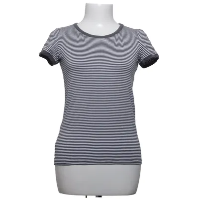 T-shirt (Grå, Vit) från Armani Collezioni Elastan, Viskos