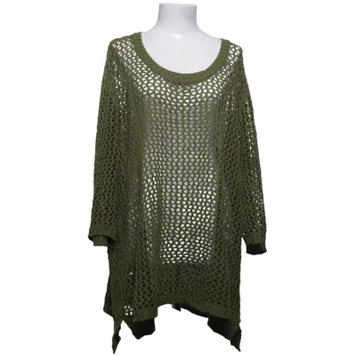 Sweater (Green) from Ulla Popken Acrylic, Cotton
