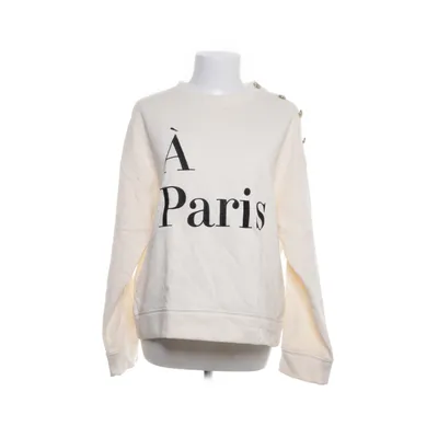 Sweatshirt (White, Multicolored) from H&M Cotton, Polyester
