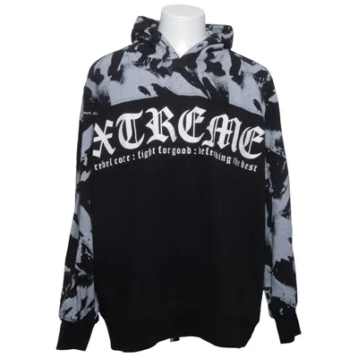 Sweat à capuche (Noir, Gris) de Rainbow Coton, Polyester