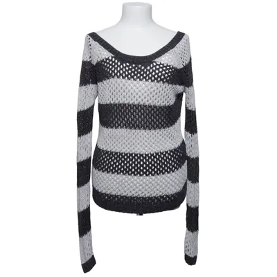 Pull-over (Gris, Blanc) de Roxy Acrylique, Coton, Fibre métallique, Polyester