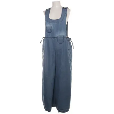 Hängselbyxor (Blå) från Kekoo Bomull, Polyester