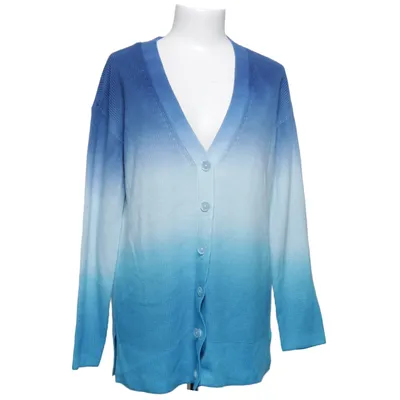 Cardigan (Blauw, Wit) van Talbots Katoen, Lyocell