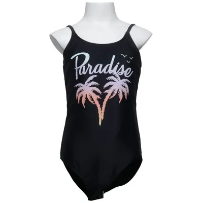 Maillot de bain une pièce (Noir) Élasthane, Polyester