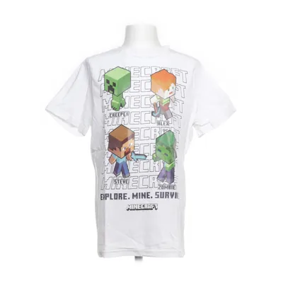 T-shirt (Vit) från Mojang Bomull