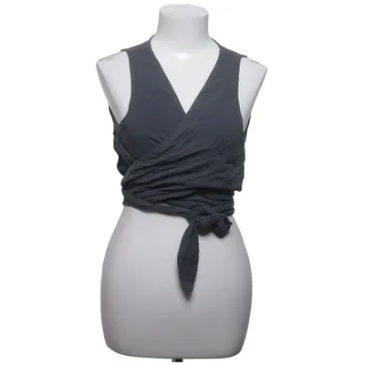 Crop top (Grijs) van Pull & Bear Linnen, Viscose