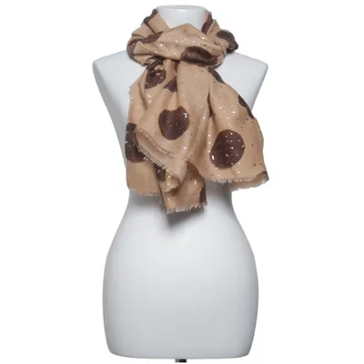 Shawl (Beige, Brown) from Vimoda Cotton, Viscose